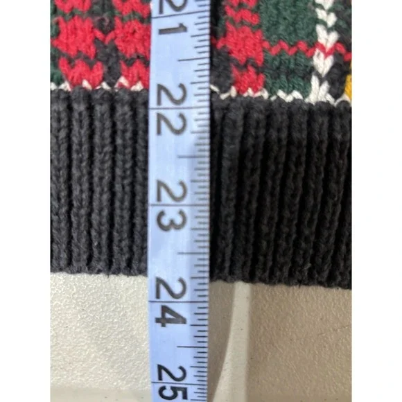 Vintage Gap Plaid Tartan Sweater Vest Size Large VGC 100% Cotton Y2K - Picture 5 of 5